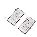 BodyJ4You 72PCS Crystal Stud Earrings Lot 36 Pairs Flexible Ear Piercing Gift Set