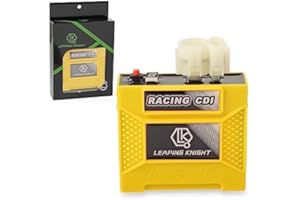 LK LEAPING KNIGHT GY6 6 Pin AC CDI Box,High Performance Racing Part,Digital Adjustable 9 Ignition Curves for GY6 50cc 125cc 150cc 250cc Scooter Moped ATV Bike Motorcycle Parts