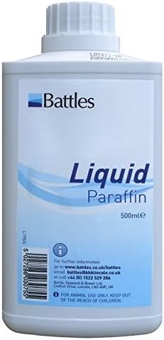 Battles Liquid Paraffin B.P. For General Veterinary Use 500ml by Battles