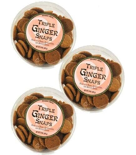 Amazon.com: Trader Joe's Triple Ginger Snaps - 3 Pack (14 oz tubs