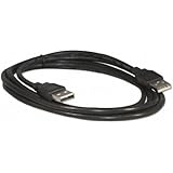Your Cable Store 6 Foot Black USB 2.0 High Speed Male A To Male A Cable