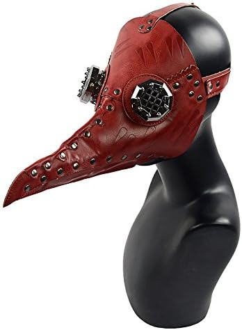 Plague Bird Doctor Nose Cosplay Mask Gothic Steampunk Retro Rock Halloween Mask White