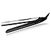 Berta Flat Iron 1-Inch Hair Straightener with LED Display, Black and White