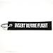 Rotary13B1 Insert Before Flight - Keychain - Black