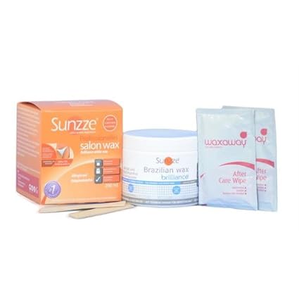 Sunzze cera caliente para maillot, cara y axila pasador el ...