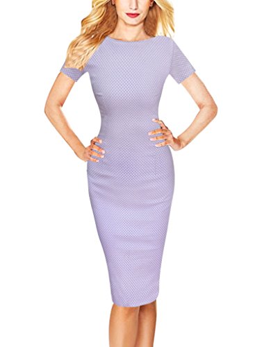 VfEmage Womens Elegant Leaf Print Wear To Work Business Casual Fit Pencil Dress 2267 PUP 14