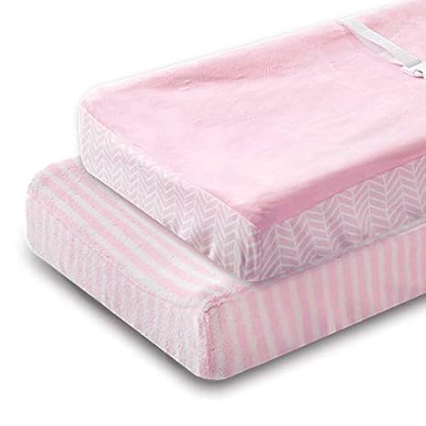 standard baby changing pad size
