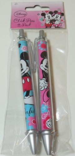 Disney Mickey and Minnie Mouse Click Pens 2 Pack
