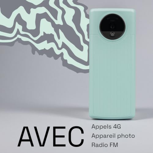 Wild Cool - Téléphone Basique pour déconnexion/1er Mobile, Menthe