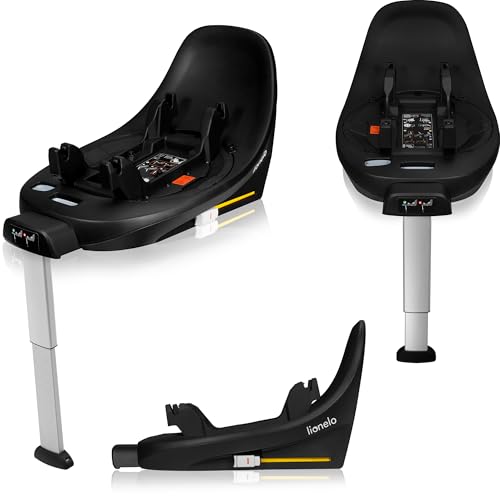 MOXIE i-Size Base, la Base Silla Coche Moxie i-Size, Instalación ISOFIX y Pata de Estabilización, Montaje a Presión, Indicador de Instalación Correcta