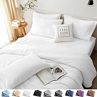 LBRO2M Bed Sheet Set Super Soft Microfiber 1800 Deep Pocket Luxury Bedding Sheets-Double Brushed Hypoallergenic Wrinkle,...