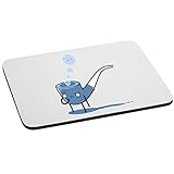 Computer Mouse Pad - "Bubble Pipe" Smoking Humor
