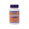 NOW Foods Butterbur with Feverfew, 60 Capsules (Pack of 3)