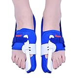 Bunion Corrector [Pair] - Improved Bunion Splint Big Toe Straightener Separators for Hallux Valgus Pain Relief Fits Men & Women