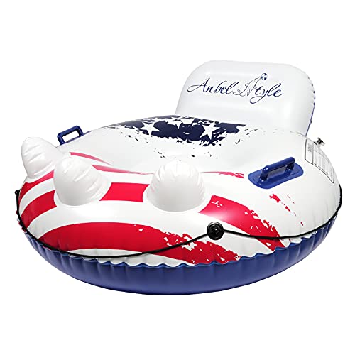 Inflatable Pool Floats Chair, 47'' Pool Lounge Chairs Floating Tubes