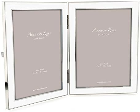 Addison RossWhite Enamel Double Frame 5x7