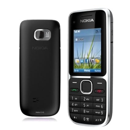 Nokia C2-01 Black / Schwarz H3G Kompakt Handy Ohne Simlock