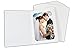 Golden State Art, Pack of 50, 4x6 or 5x7 Photo Folders, Cardboard Picture Frame, Paper Frame Cards, Greetings/Invitation Special Events: Graduation, Christmas, Wedding(White)