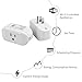 KMC 2 Pack WiFi Smart Plug Mini Outlet With Energy Monitoring Timing Switch,125V 16A,Compatible with Alexa/Google Home/IFTTT