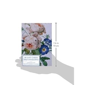 Tin Box of 20 Gift Cards and Envelopes: Redoute Glorious Flowers: A keepsake tin box featuring 20 high-quality fine-art gift cards and envelopes