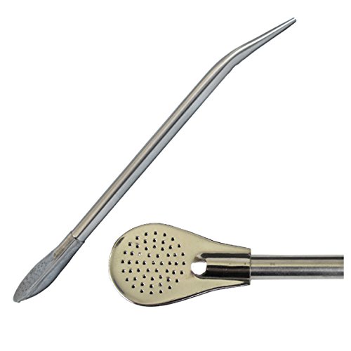 Economy Stainless Steel Bombilla to Drink Yerba Mate