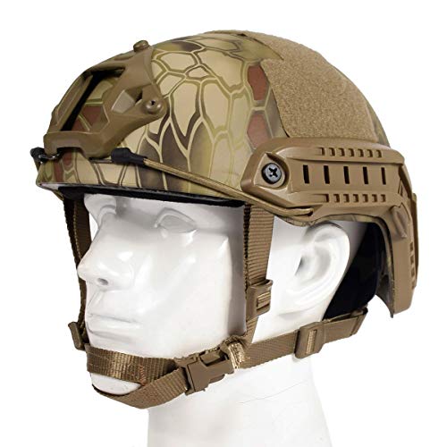 EMERSONGEAR Tactical Adjustable Fast Helmet,MH Style Helmet with Side