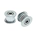 BEMONOC 2Pcs HTD 3M 22 Teeth Idler Pulley Pitch 3mm fit for 3M Timing Belt Width 15mm Bearing Hole 6mm for Laser Engraver CNC