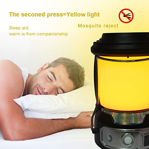 seenlast Rechargeable Camping Lanterns Flashlight Super Bright Lanterns 5200mAh Power Bank with USB Cable Suitable for Camping, Hiking, Outdoor Recreations - Thumbnail 4