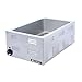 Adcraft KTKAP Commercial Kitchen Portable Steam Table Food Warmer Soup Station Set for Catering and Restaurants Stainless Steel, Silver Tone, (FW-1200W)