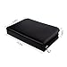 DUcare Professional Makeup Brushes Organizer Bag (Only Bag) Leather Big Makeup Artist Case with Mirror Holder Cosmetic Makeup Handbag(Only Bag)