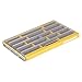 Plano EDGE 3700 Premium Thin Tackle Utility Box, Clear and Yellow, Waterproof and Rust-Resistant Bait and Tackle Box Storage Organization