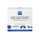 Zeiss Pre-Moistened Lens Cleaning Wipes - Cleans Bacteria, Germs and without Streaks for Eyeglasses and Sunglasses-(600 Count)