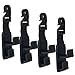 PLUSLOR Headrest Hooks for Car, Car Headrest Hooks for Front Back Seat - Handy for Purse, Grocery Bags, Handbag and Backpack(Set of 4)