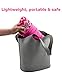 Bubblebum Booster Car Seat, Inflatable Booster Seat for Kids, Travel Carseat, Backless Portable Child Safety Seats for Car, Inflatable Seats for Cars 40-100 lbs, for 4 Year Old + Toddler, Kid - Pink