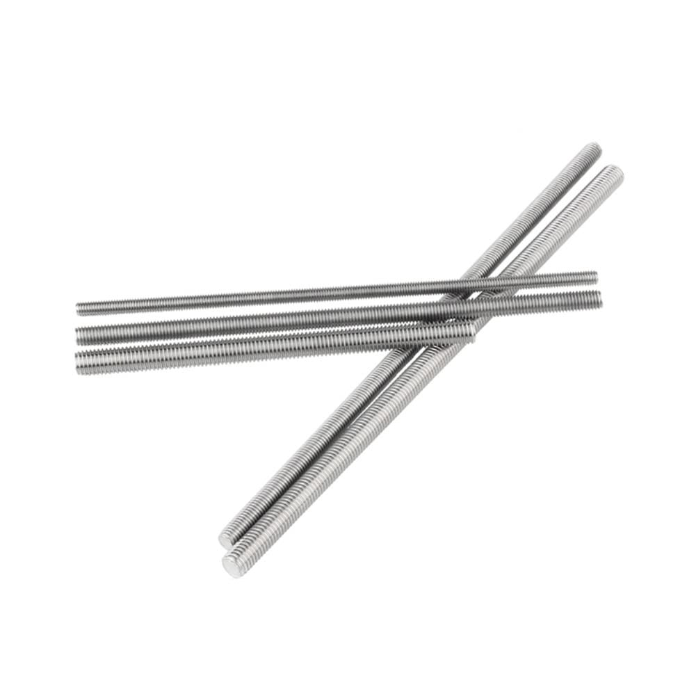 FEEIMOL Stainless Steel Fully Threaded Rod Bar Studs M4x35mm (10 pcs)