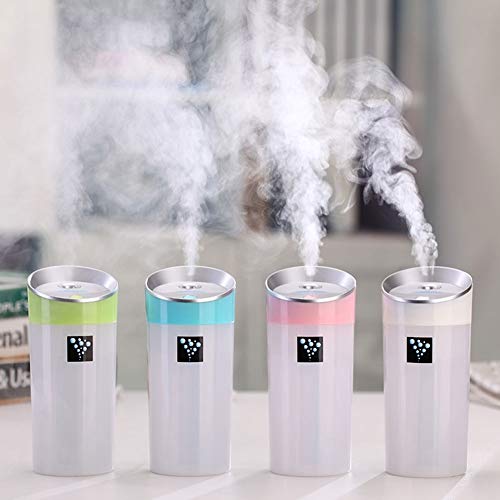 AkoMatial 300ML Air Purifier Fresher Mist Aroma Diffuser Auto USB Mini Humidifier Accessory for Home Car Blue
