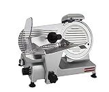 BESWOOD 9" Premium Chromium-plated Carbon Steel Blade Electric Deli Meat Cheese Food Slicer Commercial and for Home Use 240W BESWOOD220