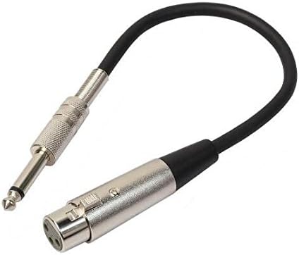 LBTOEM 30CM 3P XLR Male Jack to 6.35mm Female Microphone Audio Cable,Microphone Cable, XLR Balanced Audio Cable,6.5MM Microphone