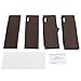 SONGMICS Drawer Organizers, Collapsible Closet Dividers for Bras, Underwear, Socks, Ties and Scarves, Foldable Storage Boxes, Set of 4, Brown URUS04K