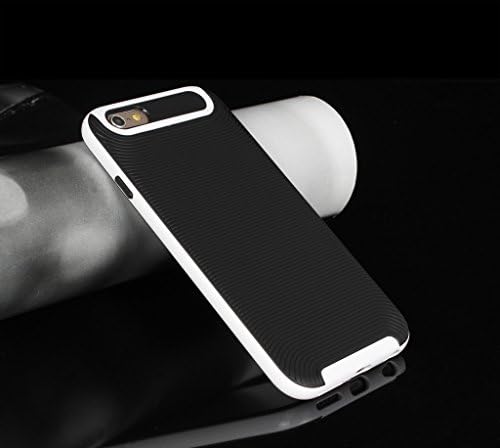 iPhone 6s Plus Case, S Legit Non-Slip Durable Silicone Shock Resistant Extreme Scratch Protection Hybrid Cover for Apple iPhone 6s Plus(2015) / 6 Plus(2014) 5.5-inch - White