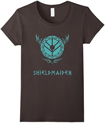 Women's Lagertha Shieldmaiden Shirt Medium Asphalt