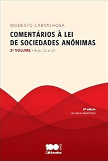 Livro COMENTÁRIOS À LEI DE SOCIEDADES ANÔNIMAS