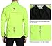BALEAF Men's Cycling Running Jacket Windproof Windbreaker Breathable Coat Fluorescent Yellow Size XL