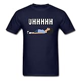RoyTackitt Men's Tina UHHHHH T-Shirt Navy X-large