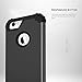 MAXCURY Case for iPhone 6, iPhone 6s Case, 3 in 1 Shockproof Slim Hybrid Hard PC Soft Silicone Rugged Rubber Bumper Full Body Protective Case Cover for iPhone 6/6S (4.7 inch) (Black)
