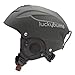Lucky Bums Snow Sport Helmet with Fleece Liner, Matte Black, Medium