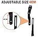 toptrek Bike Kickstand Aluminum Alloy Adjustable Bicycle Kickstand Rear Side Non-Slip Bike Kick Stand for 24”-29” Mountain Bike/Road Bike/BMX/MTB
