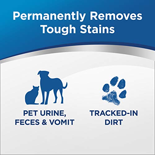 Bissell Advanced Pet Stain & Odor Remover + Sanitize, 2618, 22oz, Blue (Pack of 2)