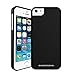 CaseCrown Lux Glider Case, Perfect Fit & Soft Interior, for iPhone 5S (Black Obsidian) (Black, iPhone 5S)