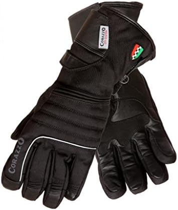 Corazzo Inverno Winter Gloves CORGI: Waterproof Insulated Cold Weather Motorcycle and Scooter Riding Gloves (Large)